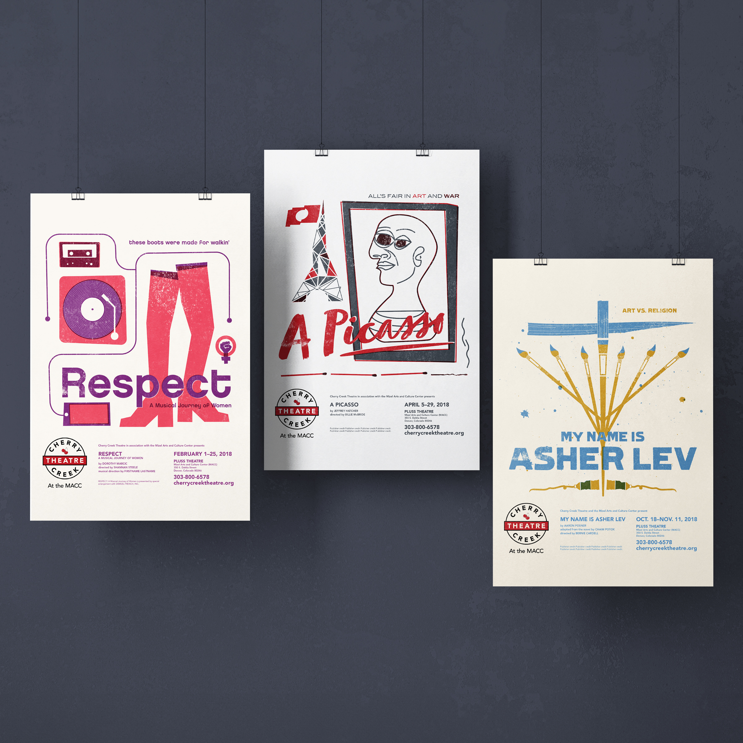 Cherry Creek Theatre • 2018 Season Artwork