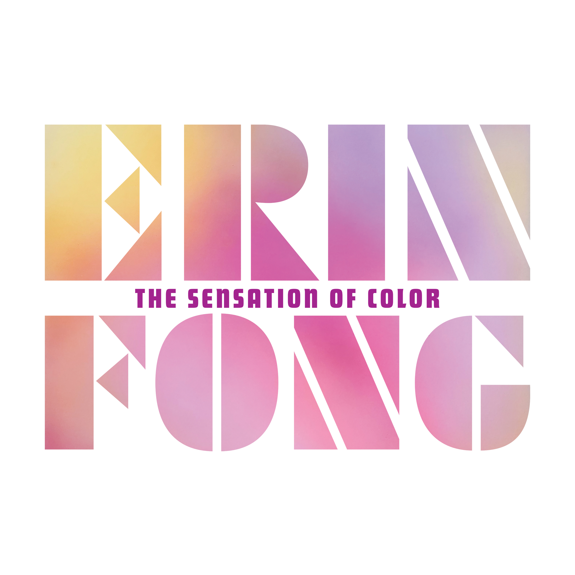 Bedford Gallery • Erin Fong: The Sensation of Color Logotype