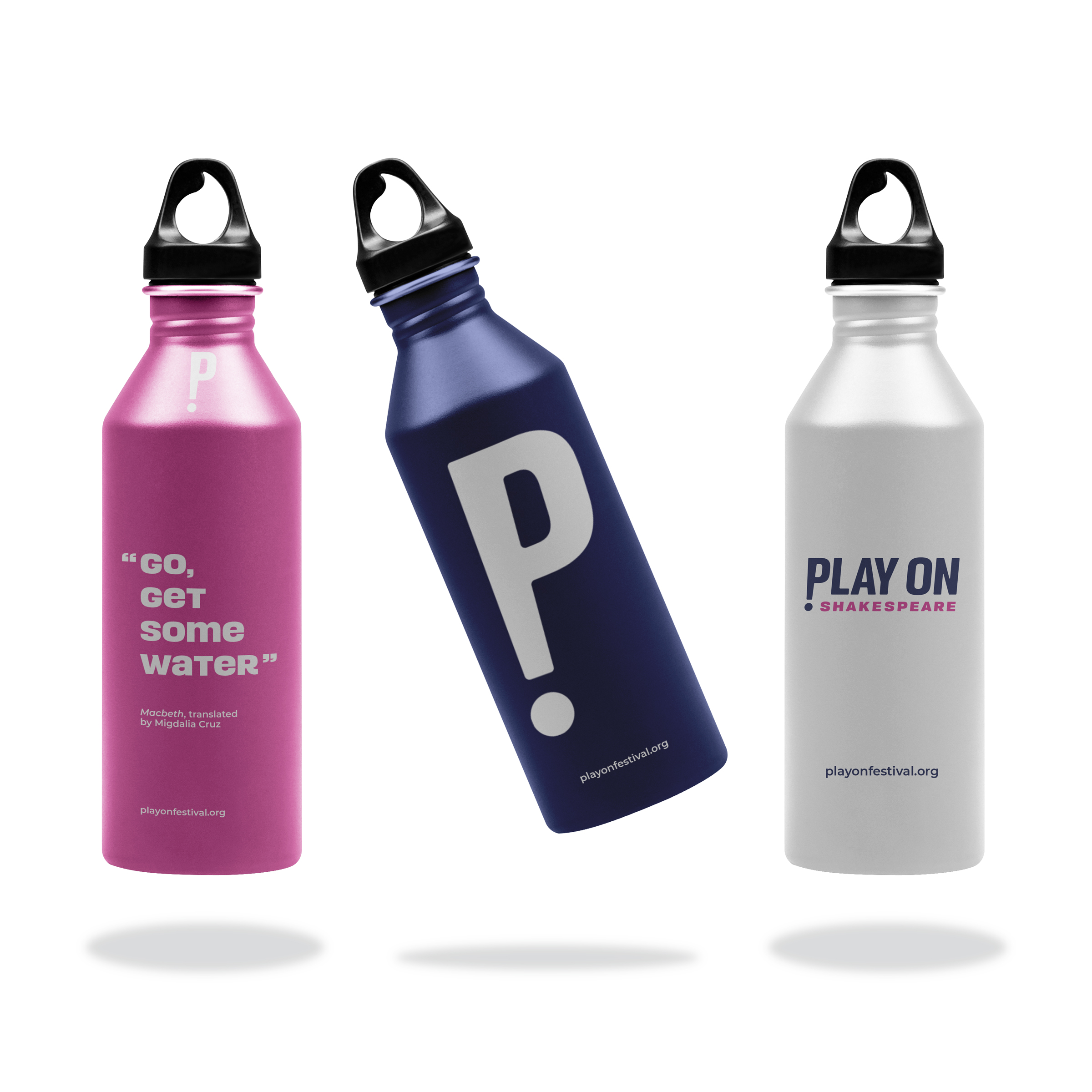 Play On Shakespeare • Water Bottles