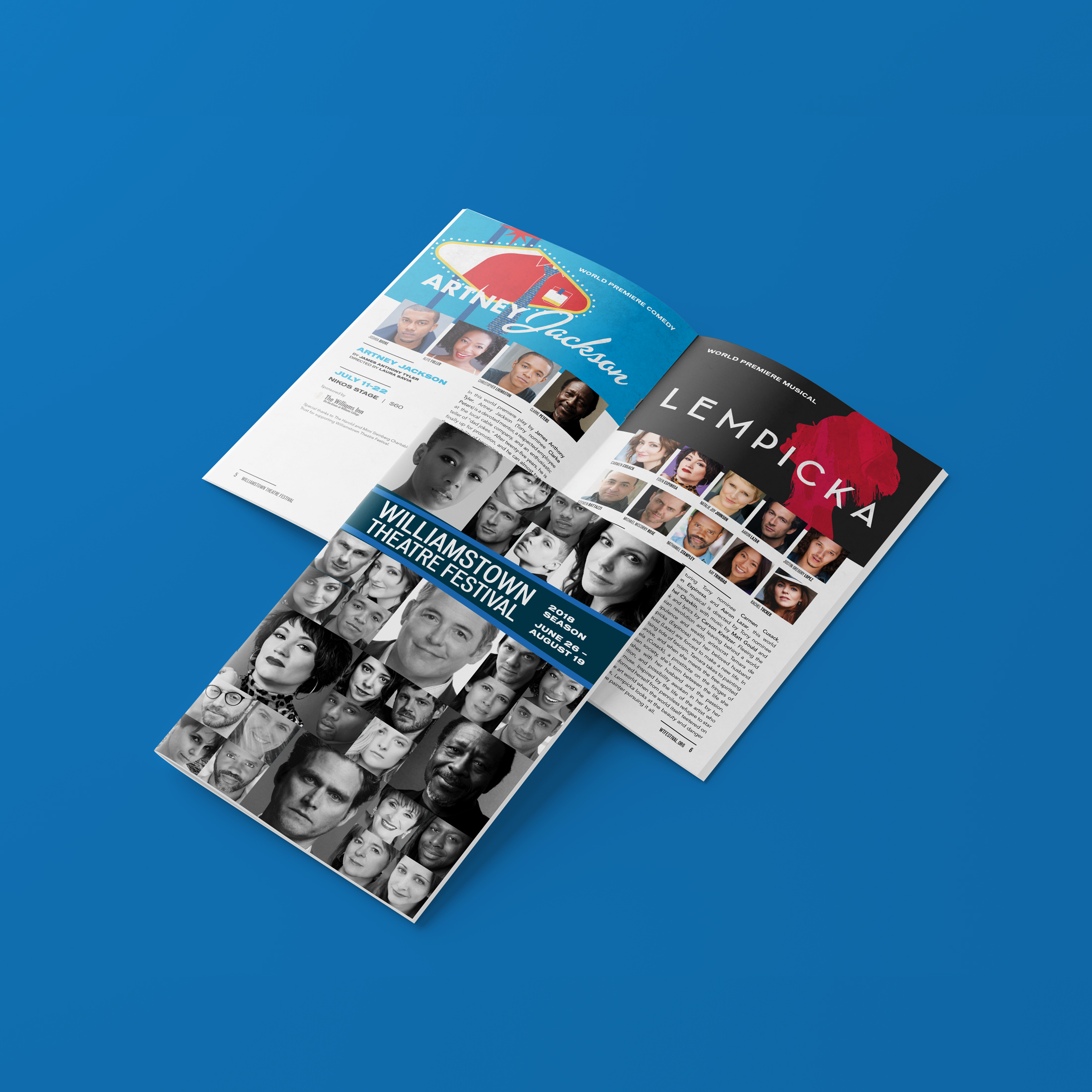 Williamstown Theatre Festival • Season Brochure 2018