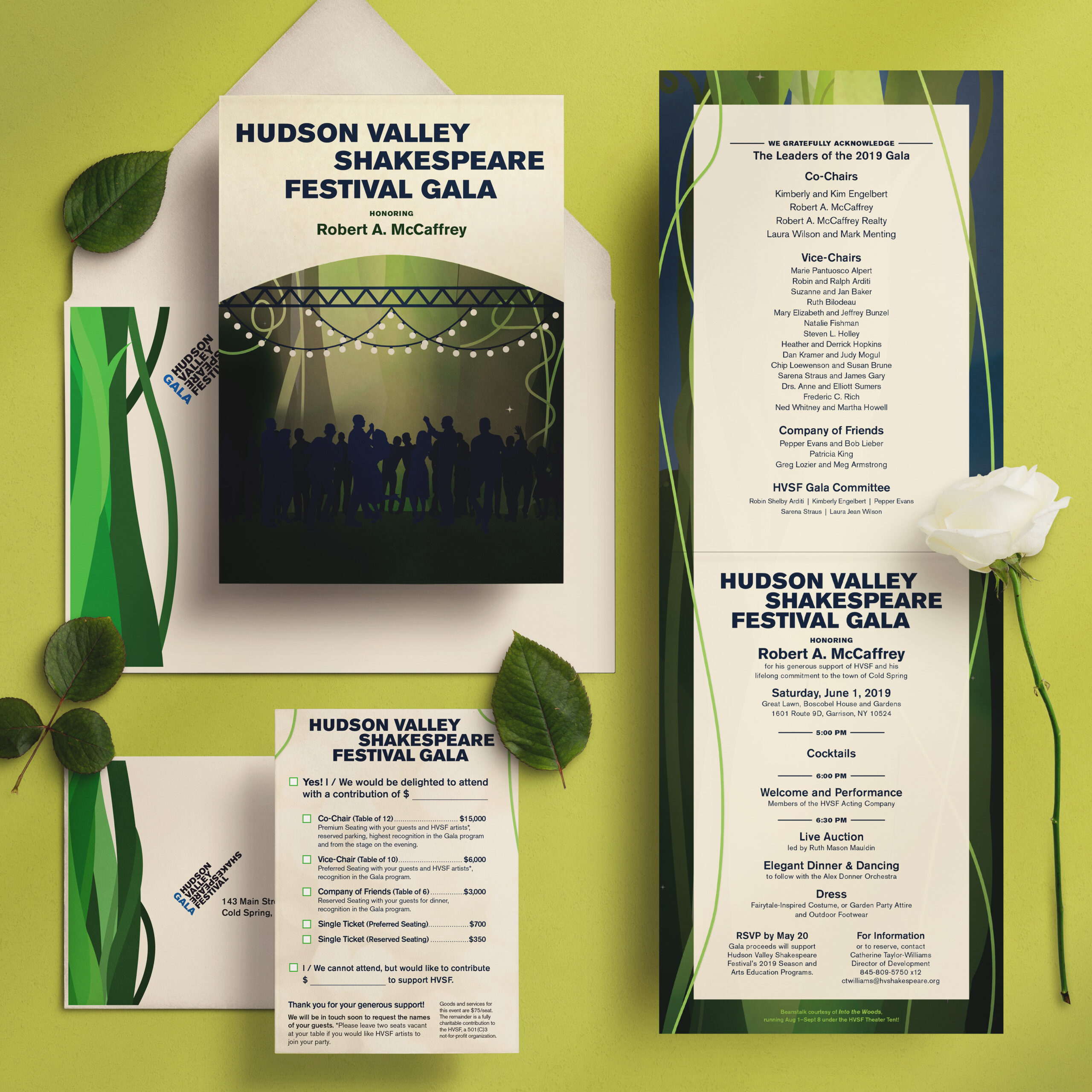 Hudson Valley Shakespeare • 2019 Gala Suite