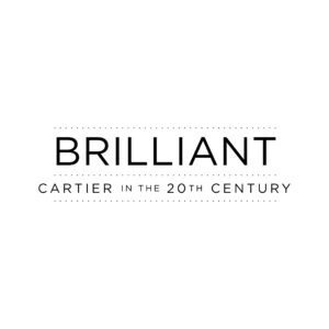 Text reads: "Brilliant Cartier in the 20th Century" on a plain white background.