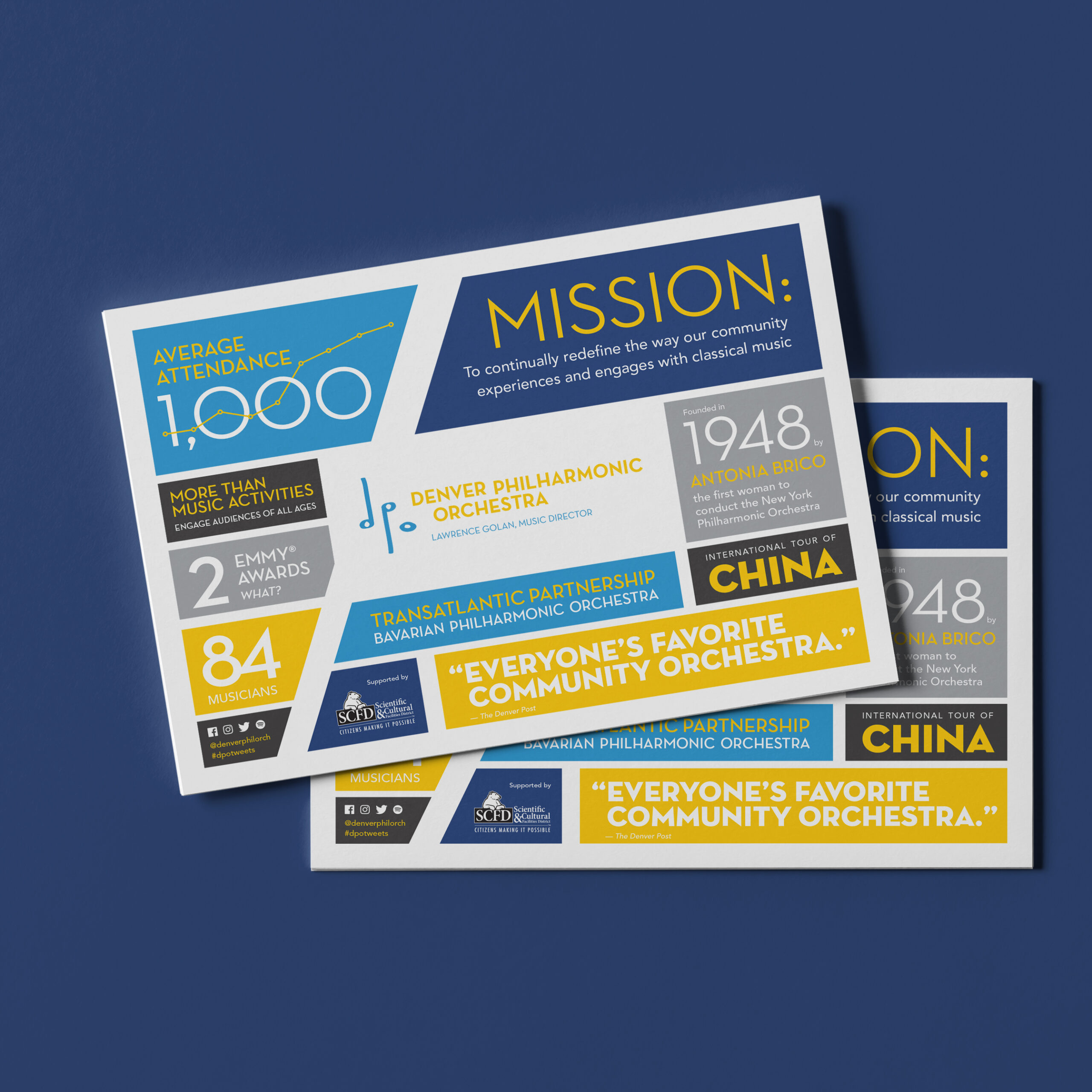 Denver Philharmonic • Donor Postcards